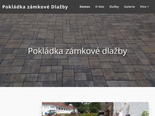 pokládka zámkové dlažby