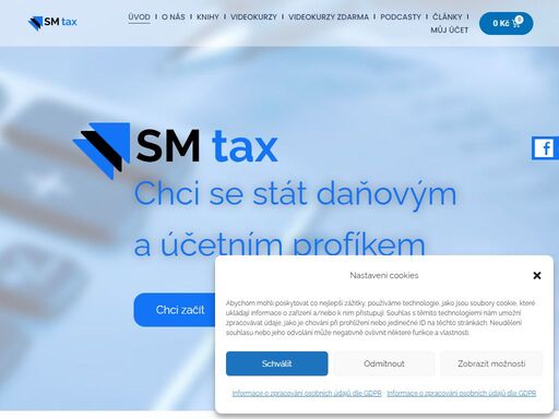 sm tax je vzdělávací portál, který je zaměřený na účetní a daňovou problematiku, zkrátka vše potřebné pro lidi, kteří se zajímají o daně.