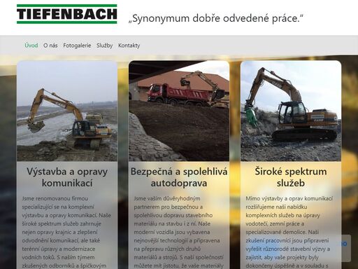 komplexní služby v oblasti zemních a demoličních prací tiefenbach s.r.o. je renomovaná firma s bohatou tradicí v oboru zemních a demoličních prací. od roku 1993 nabízíme širokou škálu služeb, od výstavby a oprav komunikací, terenních úprav, až po specializované demolice mostů a úpravy vodních toků. naše zkušenosti a odbornost nám umožňují realizovat projekty s nejvyšší […]