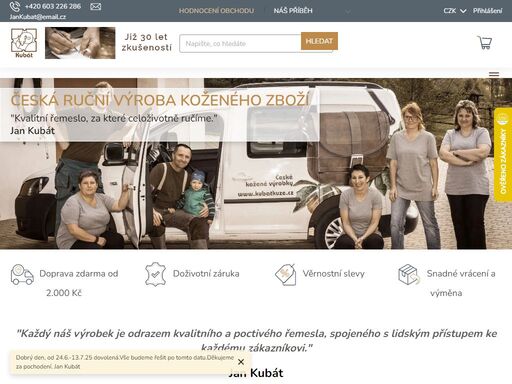 výroba a prodej kožených kabelek a batohů. česká ruční výroba, kvalitní materiály a zajímavý design. pánské i dámské modely!
