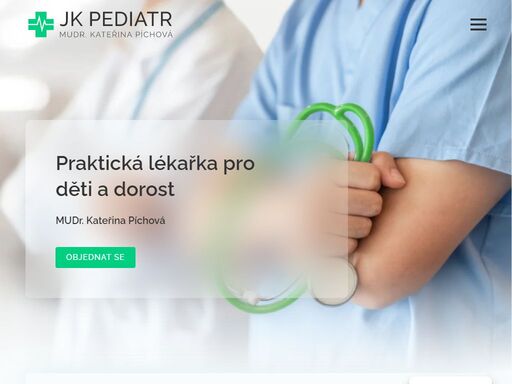 jk pediatr poskytuje preventivní a léčebné služby pro děti a dorost, od narození do 19 let. ordinace je smluvním partnerem všech zdravotních pojišťoven.