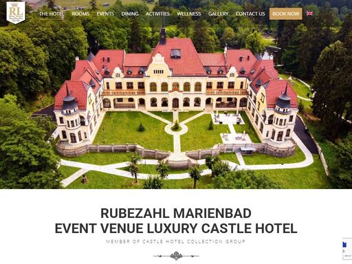 rubezahl marienbad historical castle hotel is a luxurious hotel ideal for relaxation, golf & congress tourism, family vacation, spa and massages.