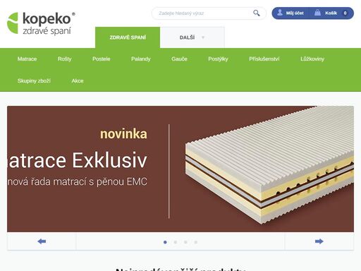 kopeko s.r.o. - nabízíme široký sortiment zdravotních matrací, dřevěných postelí a lemelových roštů výborné kvality! my vám dopřejeme příjemný spánek!