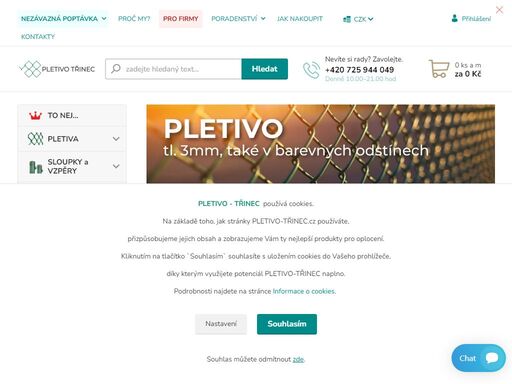 veškerý materiál pro stavbu plotu a realizaci. prodej silnostěnných sloupků, pletiva, bran a branek, podhrabové desky, zahradní obrubníky.