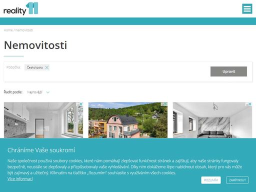 detail pobočky českolipsko realitní kanceláře reality11.cz. prohlédněte si naše nemovitosti na prodej a pronájem.