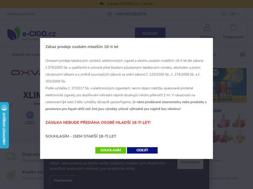 elektronické cigarety představují trend v oblasti kouření. v našem e-shopu naleznete elektronické cigarety, dýmky a veškeré příslušenství předních značek. 