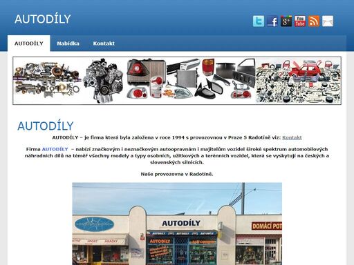 autodíly prodej, příslušenství prodej, doplňky aut prodej