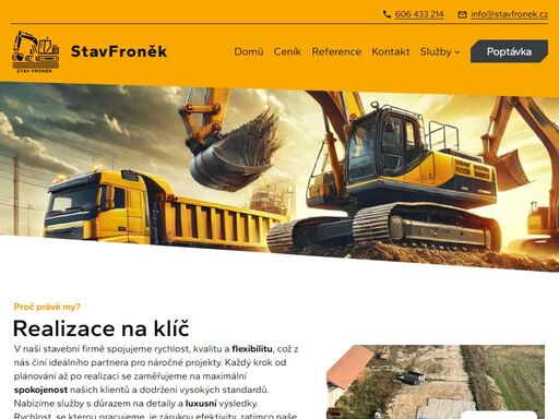 profesionální výkopové práce komplexně. rychlé a kvalitní provedení základů, přípojek i bazénů. kontaktujte nás pro nezávaznou nabídku!