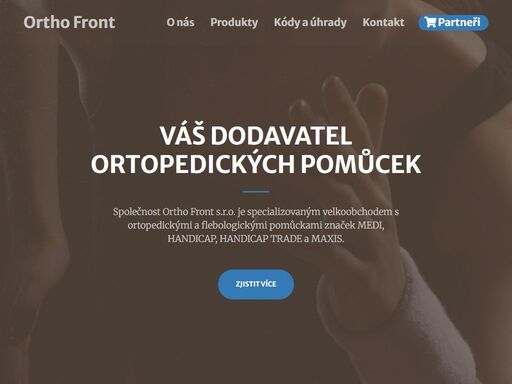 zdravotnické ortopedické a flebologické pomůcky orthofront