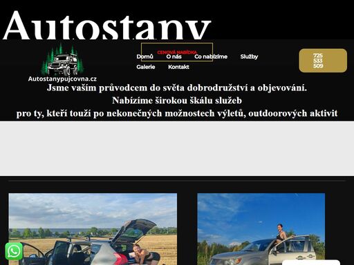 půjčovna autostanů. široký výběr střešních stanů k pronájmu pro vaše kempovací dobrodružství.
