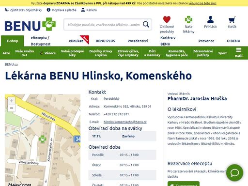 ?široký sortiment léků na předpis a doplňků stravy, včetně privátní značky livsane. zabýváme se také výrobou individuálních léčivých přípravků.?