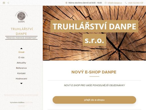 truhlářství, hradec králové, výroba nábytku, zakázková výroba nábytku, třebechovice pod orebem, kuchyně, stoly, linka, truhlářství - danpe s.r.o. , česká dílna, ve které s láskou ke dřevu vzniká široké spektrum dřevěných výrobků od designového nábytku až po příbytky pro domácí zvířata.