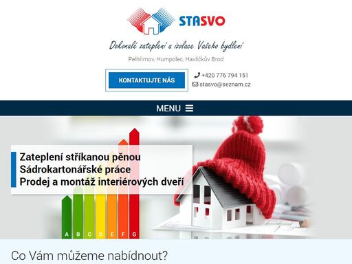 nabízíme chytré izolační pěny (stříkané izolace) - nelepší izolace současnosti. montáž sádrokartonu, prodej a montáž interiérových dveří pelhřimov, humpolec, havlíčkův brod
