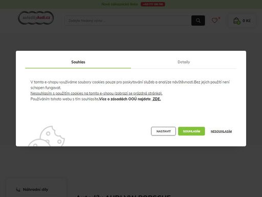 prodej levných náhradních dílů na vozy audi - vw - porsche