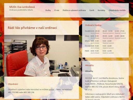 mudr. eva lenkvíková - ordinace praktického lékaře waso medi s.r.o.