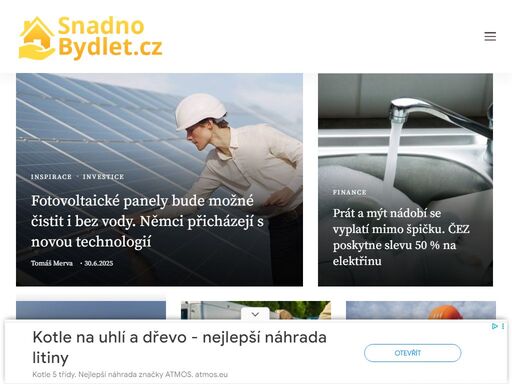 praktický magazín pro vaše bydlení. důraz klade na byty, domy, zahrady, finance a energie.