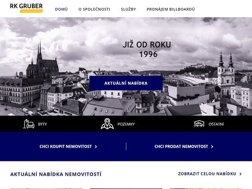 jsme rk gruber. ?? již 25 let zprostředkováváme prodej a pronájem domů, bytů, rekreačních chat i komerčních prostor. za dobu naší existence jsme prodali více než 1000 nemovitostí. rádi vám v oblasti nemovitostí pomůžeme.
