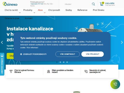 jsme tradiční český výrobce septiků, čov - čističek odpadních vod, jímek, plastových žump a zemních filtrů.