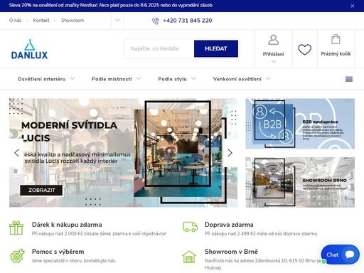 zabýváme se návrhem osvětlení a prodejem svítidel. zastupujeme přes 30 evropských výrobců osvětlení. navštivte náš showroom v brně, na adrese zábrdovická 10.