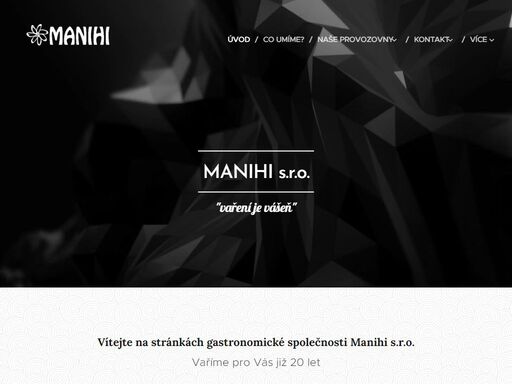 vítejte na stránkách gastronomické společnosti manihi s.r.o.