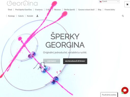 šperky georgina od členky uvu čr jiřky chrtkové jsou nadčasové s minimalistickým designem, zpracované s výtvarným citem, s důrazem na kvalitu