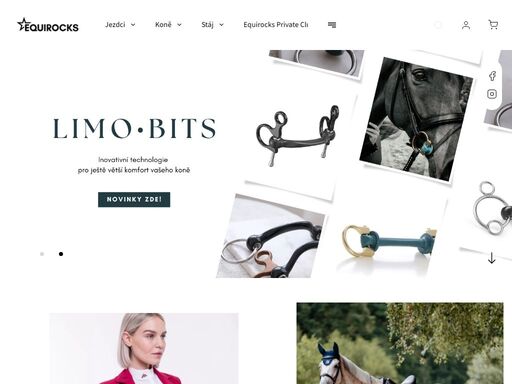 jezdecké potřeby a móda od předních značek na trhu. u nás najdete makebe, br, springstar, anna scarpati, dfg equestrian, anky, k9 competition horse, likit a mnoho dalších.
