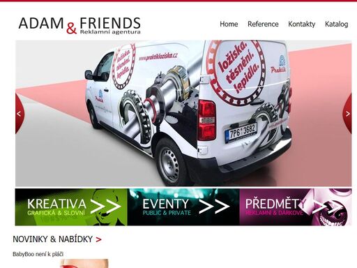 reklamní agentura adam & friends plzeň. tvoříme rádi. prohlédnětre si naši práci.