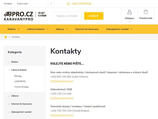 kontakty, karavanypro.cz