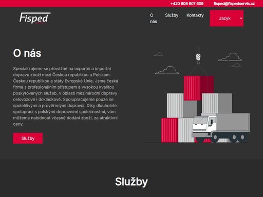 fisped servis s.r.o. je česká firma podnikající v oblasti mezinárodní dopravy celovozové i dokládkové mezi polskem a českou republikou.