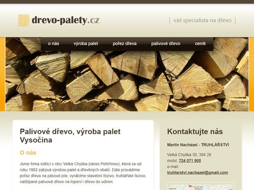 palivové dřevo, výroba palet, pořez dřeva vysočina, palivové dřevo pacov, palivové dřevo pelhřimov, palivové dřevo velká chyška, palivové dřevo vysočina