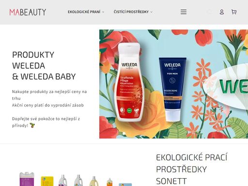 hledáte přírodní kosmetiku nebo ekologické prostředky pro domácnost? široká nabídka kosmetiky a ekologických produktů na ma-beauty.cz