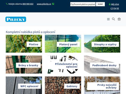 vybírejte ploty a pletiva on-line v e-shopu ploty pilecký. postaráme se o dopravu, stavbu i pravidelný servis vašeho nového plotu.
