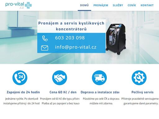 pronájem kyslíkových koncentrátorů - levně a rychle. servis dýchacích zařízení - doprava zdarma. prodej přístrojů.