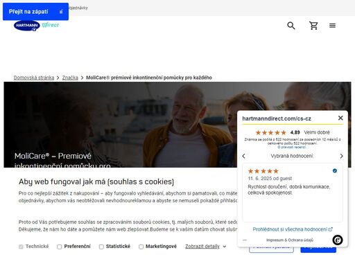od lehké až po těžkou inkontinenci: molicare® nabízí širokou škálu výrobků, které vás ochrání při úniku moči a na které se můžete vždy 100% spolehnout.