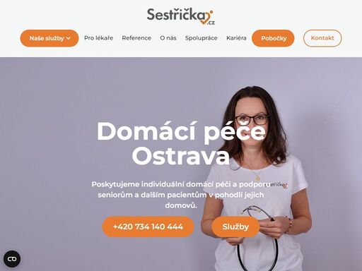poskytujeme individuální domácí péči a podporu seniorům a dalším pacientům v pohodlí jejich domovů.