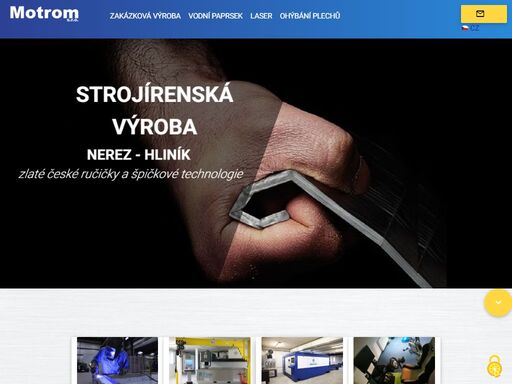 strojírenská výroba - zakázková strojírenská výroba motrom, s.r.o.