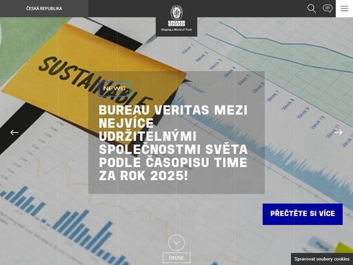 jsme součástí mezinárodní skupiny bureau veritas, která je lídrem celosvětového certifikačního trhu
