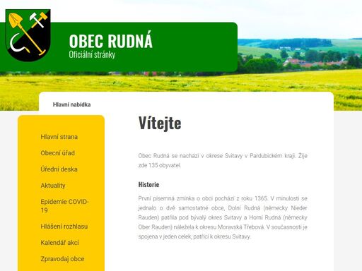 obec rudná se nachází v okrese svitavy v pardubickém kraji. žije zde 135 obyvatel.