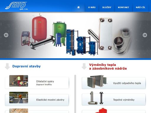výměníky tepla, akumulační nádrže, mostní závěry, dilatační spáry, dlažba – na to vše se specializuje společnost sato spol. s. r. o. karlovy vary.