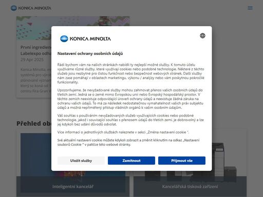 konica minolta business solutions czech. váš partner pro it služby a systémy, multifunkční zařízení i profesionální tisk.