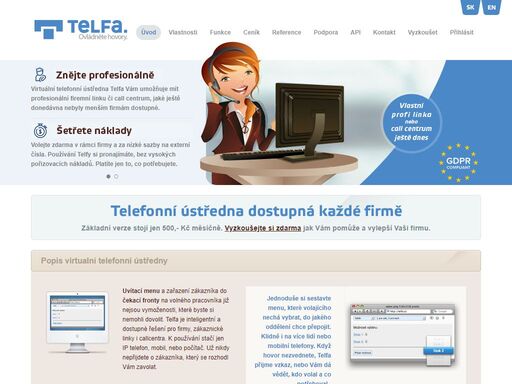 pokročilá telefonní ústředna s velkým množstvím funkcí dostupná každé firmě. vyzkoušejte zdarma ještě dnes!