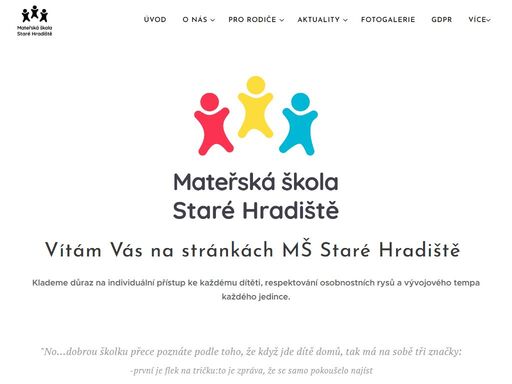 mateřská škola, staré hradiště, okres pardubice