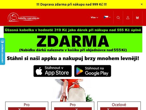 kvalitní kabelky za úžasné ceny!. při nákupu v našem internetovém obchodě www.kabelky-vyprodej.eu máte jistotu, že jste si vybrali obchod, který vám nabízí kvalitní kabelky, batohy či peněženky. neustále přidáváme do naší nabídky nové modely a snažíme se od našich dodavatelů z itálie dovážet kvalitní a přitom cenově…