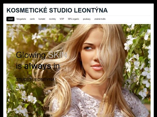 kosmetika praha 4 chodov péče pleť, lifting, maska, vrásky, póry, čištění akné, masáž obličej, salon, barvení obočí, ošetření kůže, peeling, odstranění