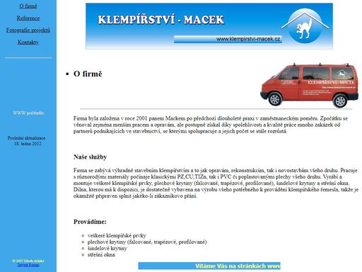 klempířství - macek