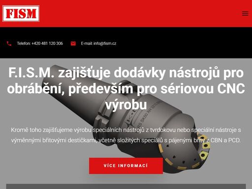 zaměřujeme se na dodávky nástrojů pro obrábění, především pro sériovou cnc výrobu. vytváříme kompletní výrobní technologe a zajišťujeme toolmanagement včetně dodávek výdejních automatů.