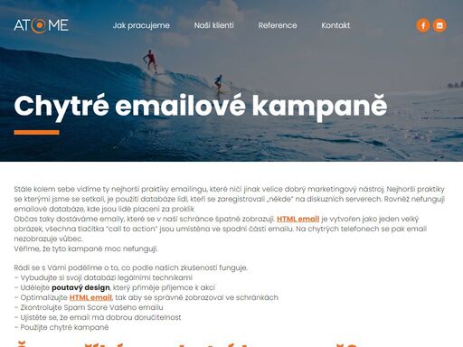 stále kolem sebe vidíme ty nejhorší praktiky emailingu, které ničí jinak velice dobrý marketingový nástroj. nejhorší praktiky se kterými jsme se setkali, je použití databáze lidí, kteří se zaregistrovali „někde” na diskuzních serverech. rovněž nefungují emailové databáze, kde jsou lidé placeni za proklik občas taky dostáváme emaily, které se v naší schránce špatně zobrazují. html email je