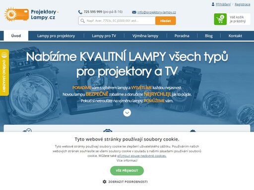 lampy do projektorů a tv za skvělé ceny. díky největšímu množství produktů skladem nabízíme nejrychlejší dodání a možnost expresní dodávky do 24 hodin!
