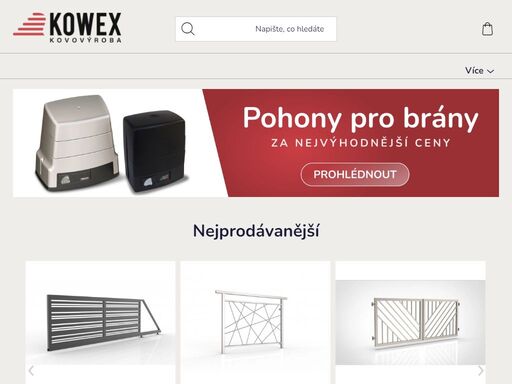 kowex kovovýroba. jsme třinecká firma, která po letech zkušeností se zakázkovou kovovýrobou rozšířila svou specializaci na výrobu pojezdových bran, plotů i zábradlí a to zejména z nerezové oceli a hliníku. v sortimentu máme také pohony s vlastními nerezovými komponenty a vše co je ke stavbě a zprovoznění bran potřeba…