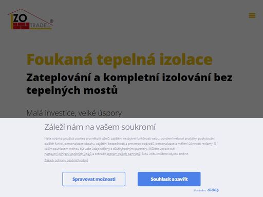 ušetřete až 50 % nákladů na vytápění domu díky foukané izolaci. návratnost investice je již do 3 let! navíc je foukaná izolace bezodpadová technologie.